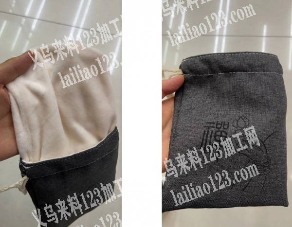 寻找能做如图布袋的工厂，能做的请联系详谈