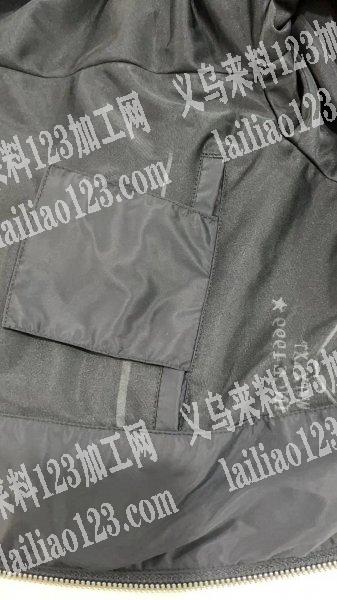 老板委托寻找：如图款男士外套外发加工【发