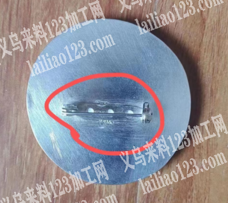 铜的材质胸针订单，寻找工厂，如图