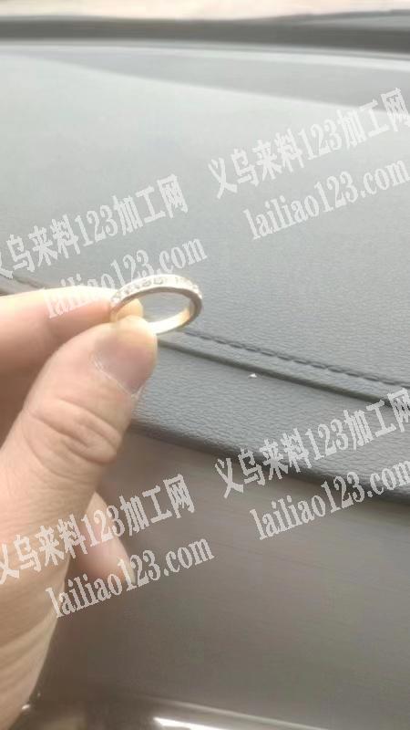 戒指外贸点钻外发量大长期合作