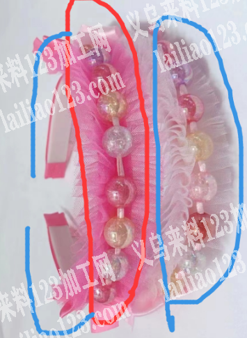 手工网纱头箍成品订单，寻找一手厂家，有做