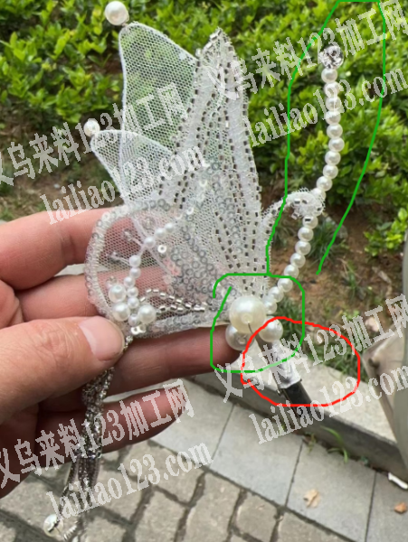 穿珠子绕铁丝绑布条手工活外发，寻找手工活