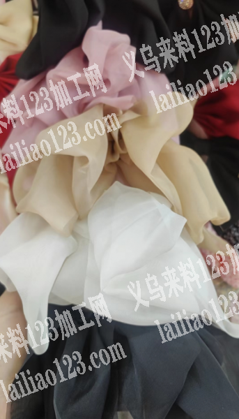 商贸城大量布艺饰品手工活外发