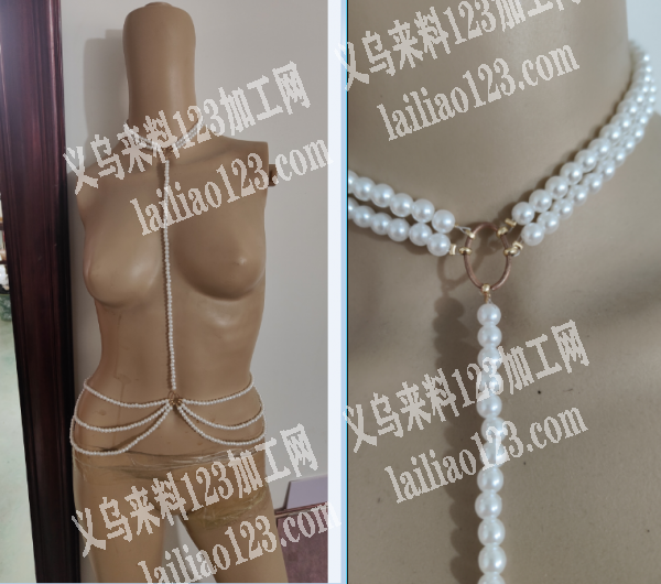 外发手工活，穿珠子挂圈的视频手工活，身体