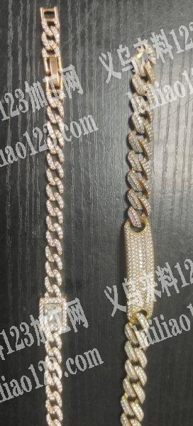 类似款的铜镶锆手链及项链有在做或做过的源