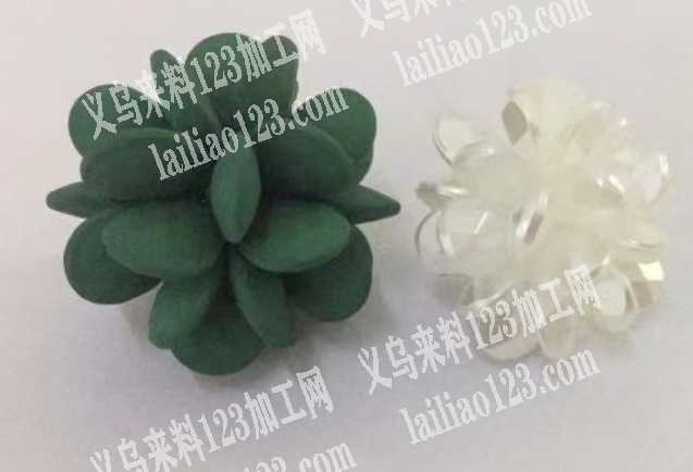 穿配件编织球的手工活，长期有货，寻找有经
