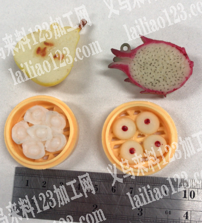 外贸软胶微缩食物玩具订单，寻找厂家，如图