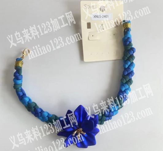 精致款饰品项链手工活外发，如图，寻找手工