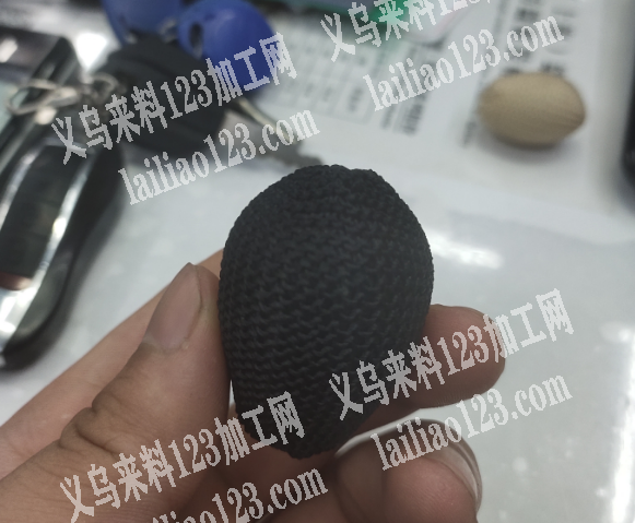 国际商贸城编织手工活外发加工【如图，球】香水瓶
