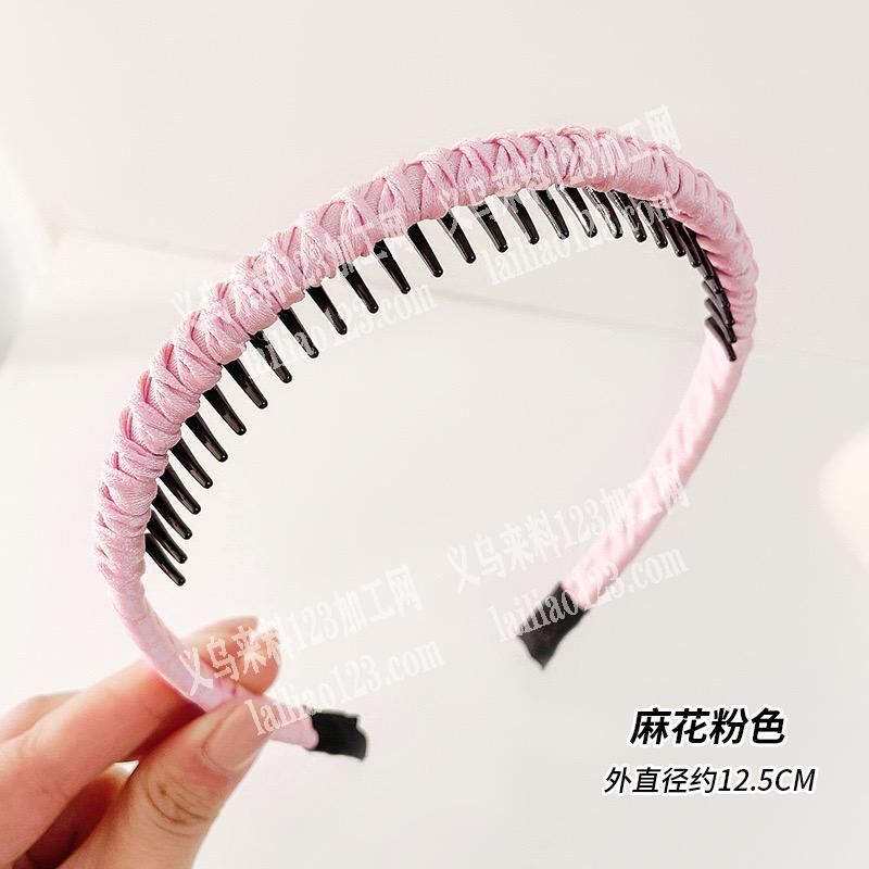 手工绕布发箍成品订单，寻找工厂，如图，有