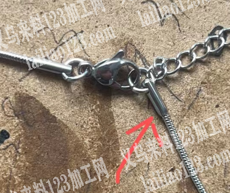 夹蛇链头手工活，如图这样的，专业会做的联