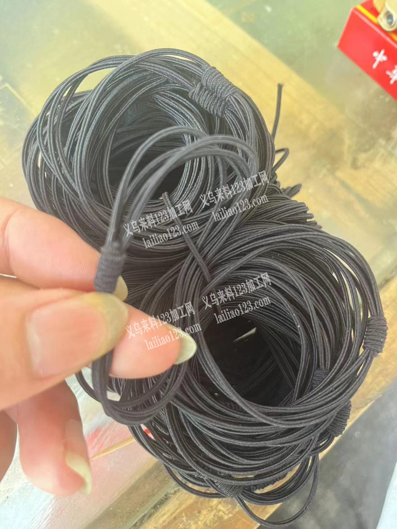《发外地》打头绳松紧的手工活外发
