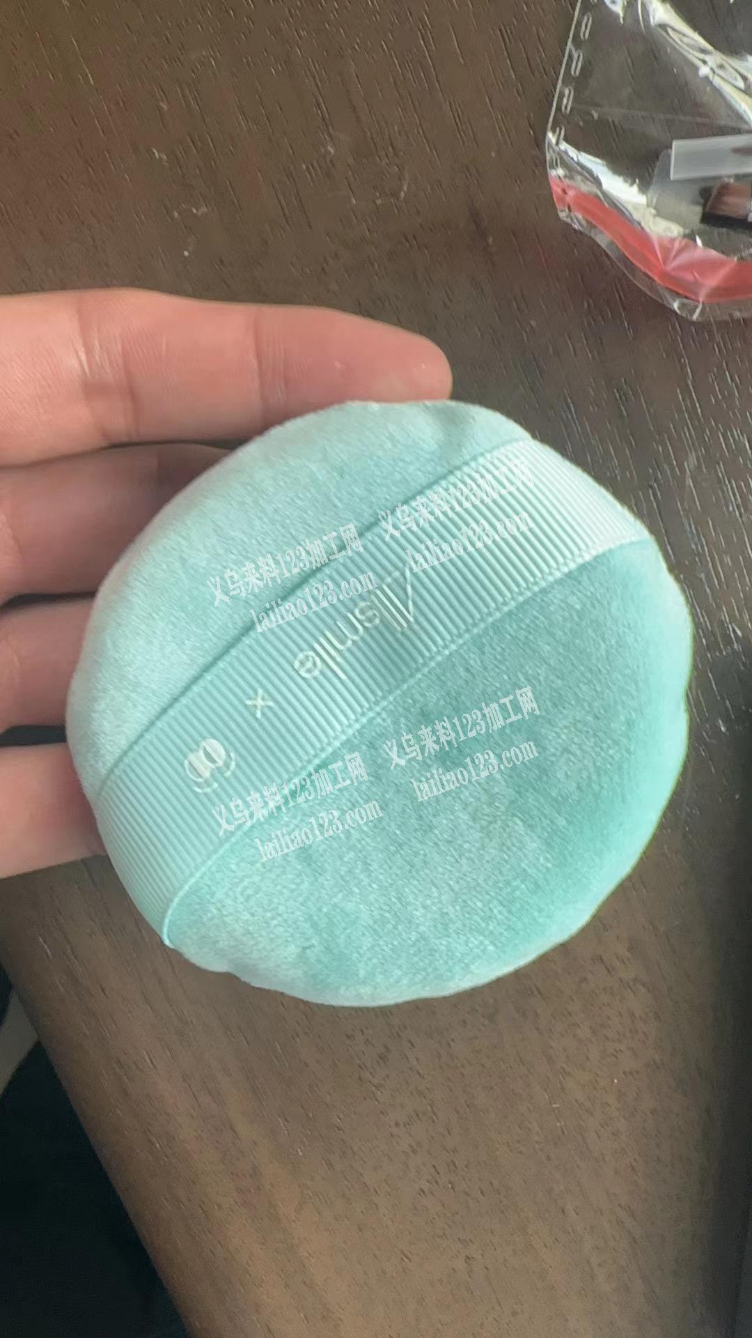 有没有谁能做这样棉粉扑的？急，量大，有的