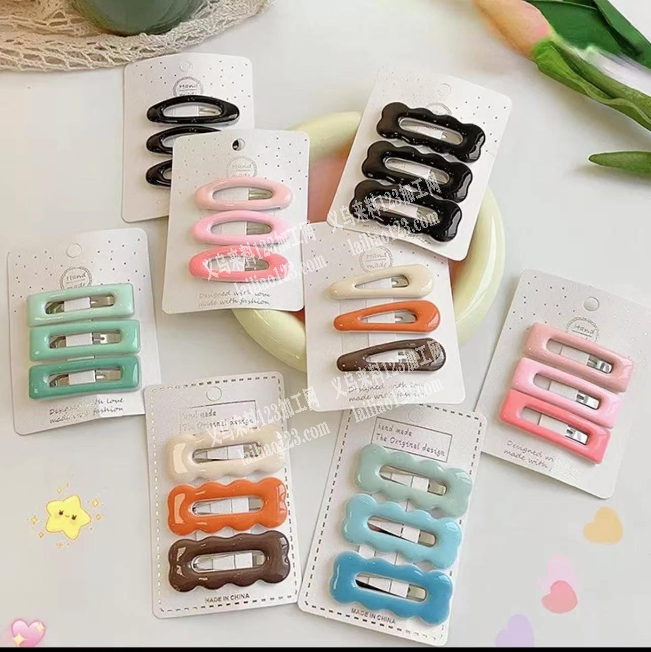 饰品公司寻找如图款式发夹成品，找直接厂家