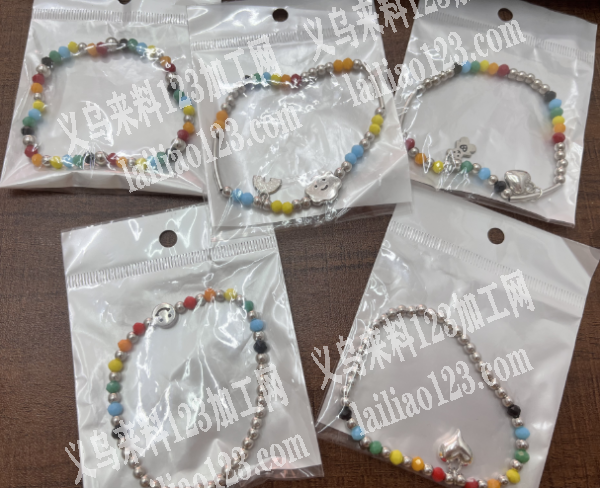 手工串珠手链成品单，如图，寻找做这款成品
