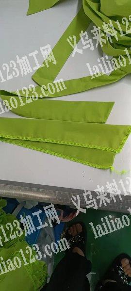 58公分的飘带外发踩线＋翻布条