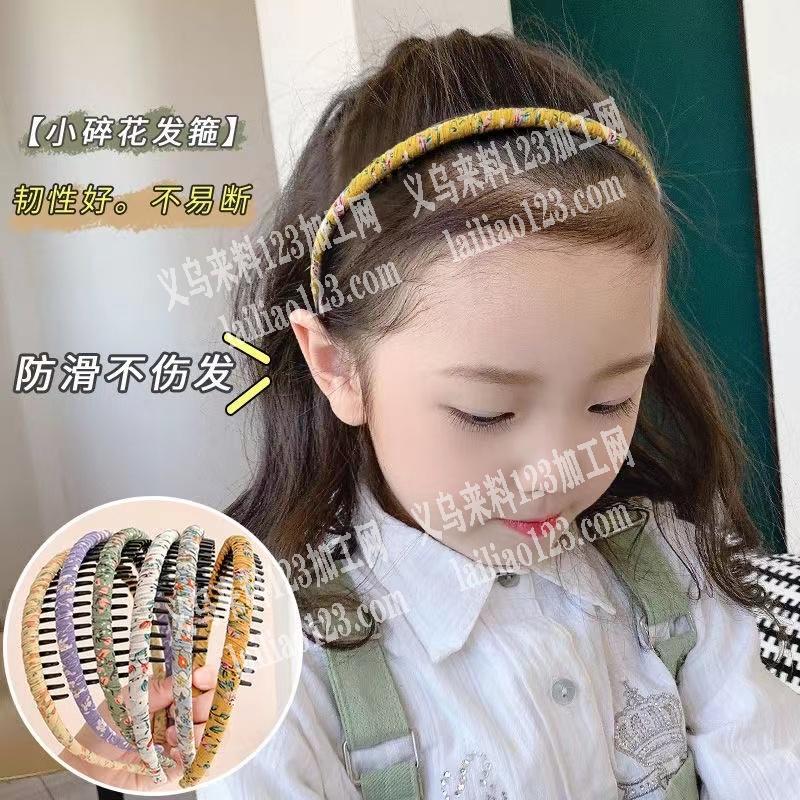 发箍上面绕布条的手工活，如图，寻找义乌附