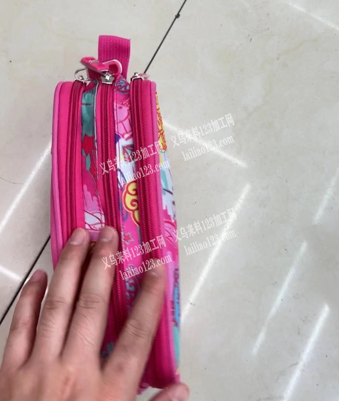 如图笔袋订单外发加工，如图。寻找箱包加工厂