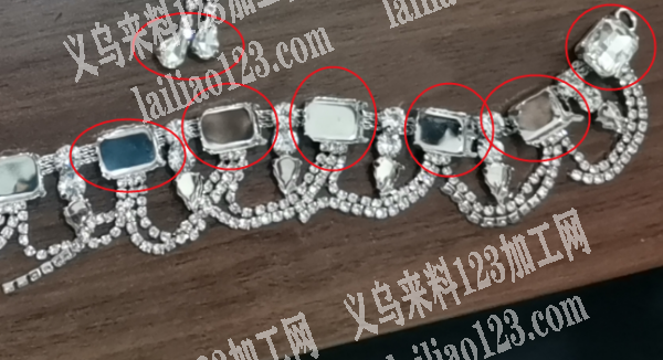 饰品夹钻的手工活外发加工，寻找主要做夹钻