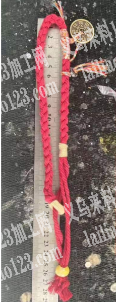 大量线编织的手链订单，寻找工厂。寻会做图