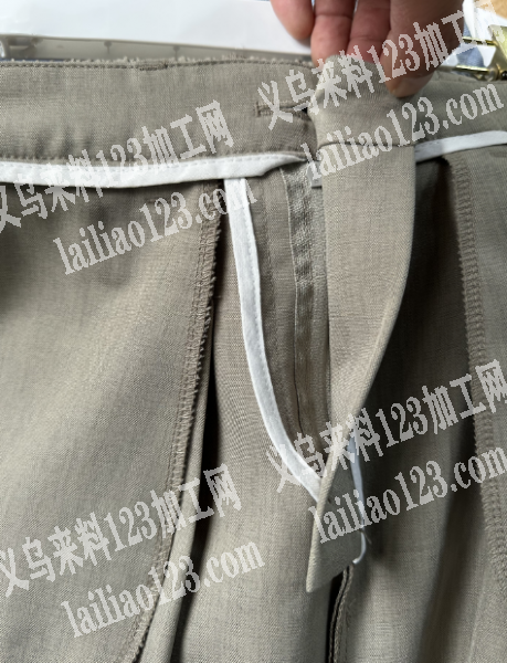 公司有西裤外发加工，如图，