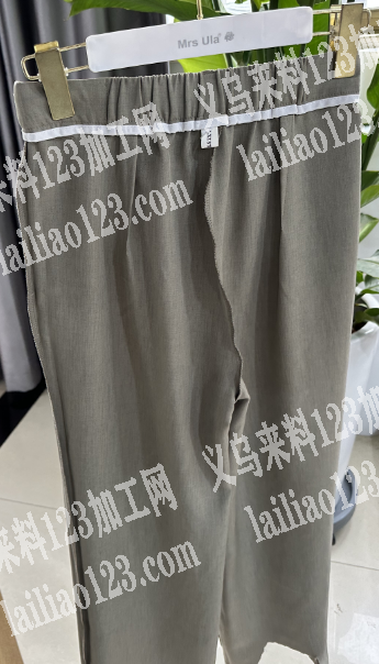 公司有西裤外发加工，如图，