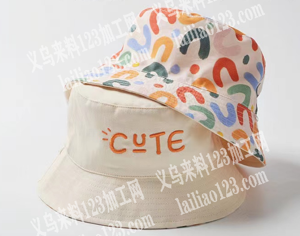 布艺渔夫帽外发加工，如图，寻找专业做帽子