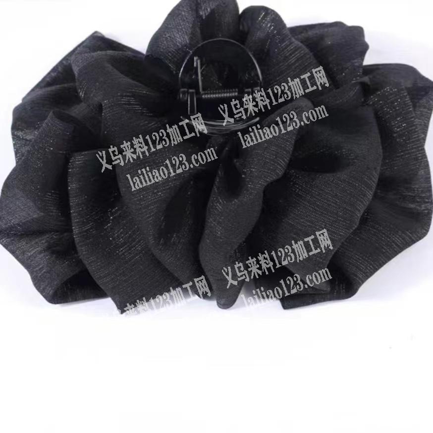 布艺头花手工活外发加工，如图，粘的，寻找