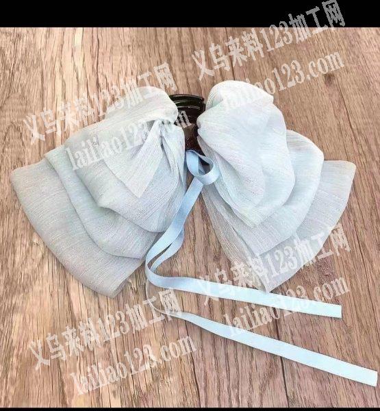 布艺发饰加工活外发，如图，发义乌周边乡下