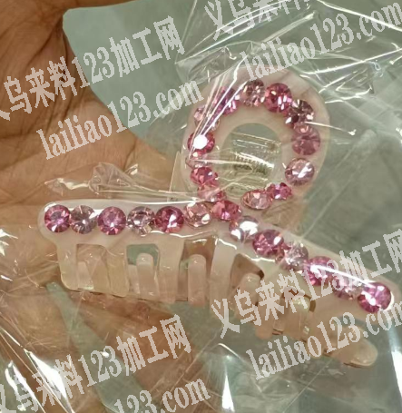 手工活外发，如图抓夹修钻孔
