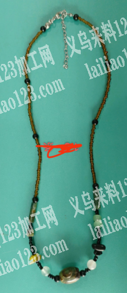 发外地，简单穿珠子手工活，如图