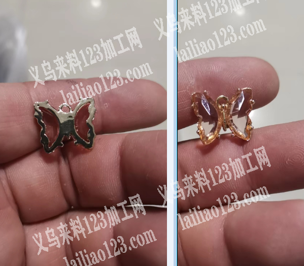 粘蝴蝶配件手工活外发加工，寻找加工厂，详
