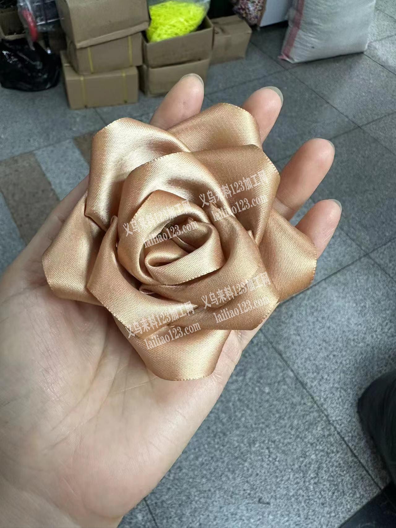 卷玫瑰花手工活外发，找加工厂