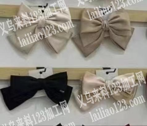 商贸城长期有手工蝴蝶结外发加工，如图