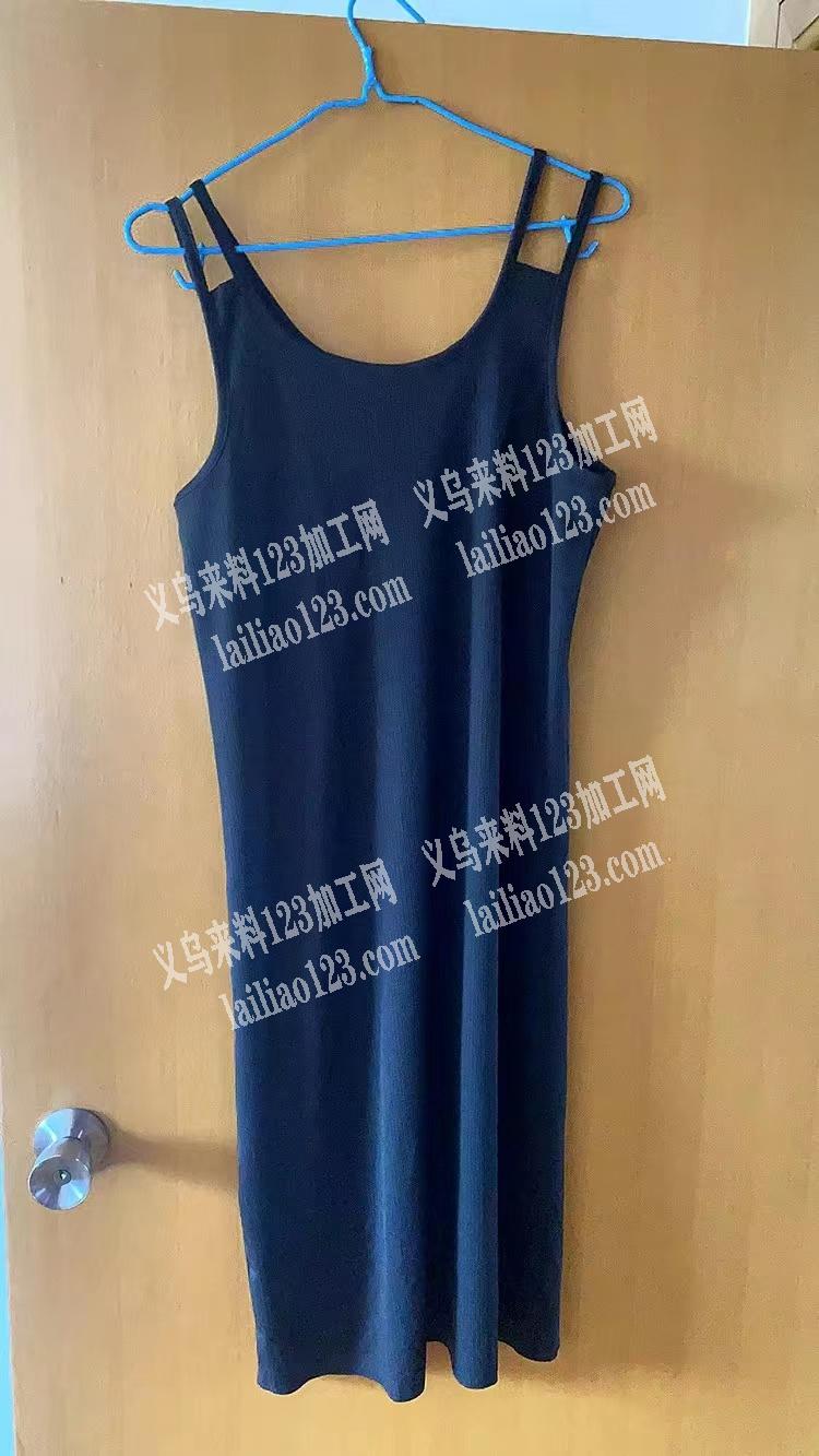 简单款吊带连衣裙外发加工，大量。每天都要