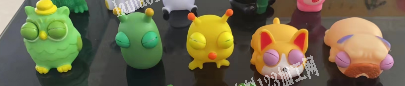 寻找软胶玩具厂，如图，有单子，