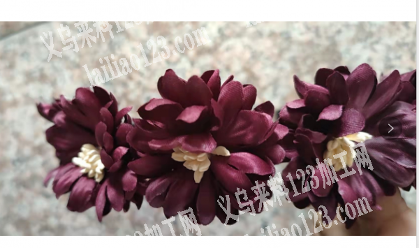 寻找如图布艺花厂家，有做的联系我，详谈