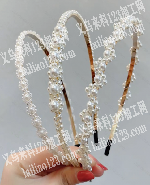 手工编织头箍成品订单，寻找工厂，附图片