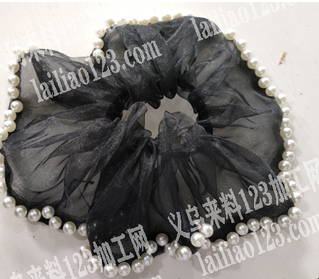 网纱发圈钉珠外发加工，如图，寻找钉珠的加