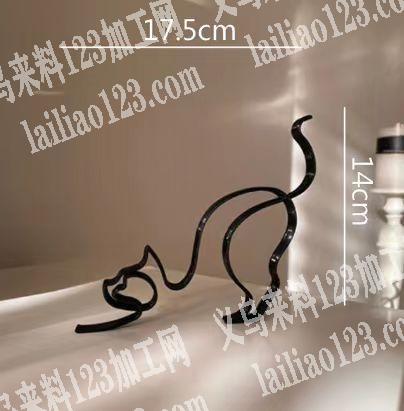 老板委托寻找：公司猫铁艺摆件工艺品订单，