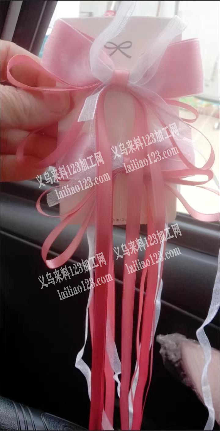 手工蝴蝶结发饰订单，寻找厂家，我要货，有