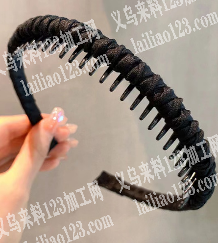 如图，手工绕布发箍成品订单，寻找一手源头