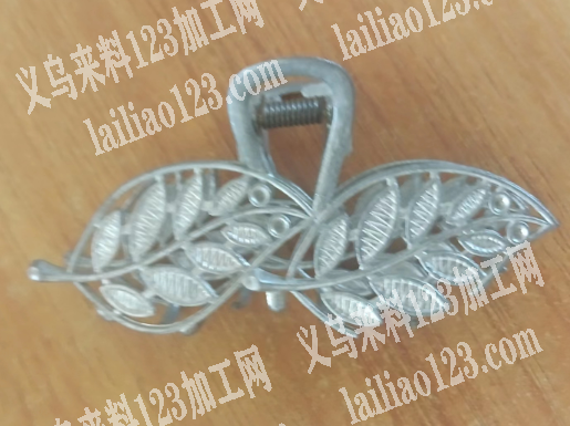 10000如图树叶款合金抓夹订单，寻找厂