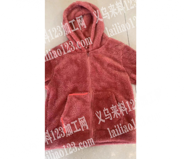 5万件拉链暖暖上衣外发加工，如图，纯加工