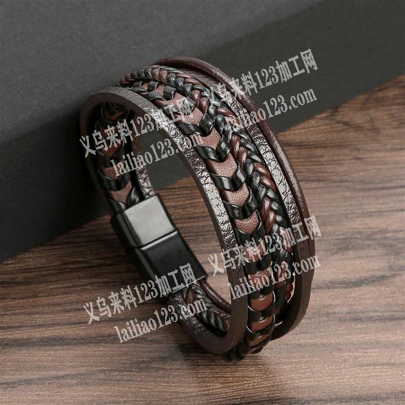 公司寻找皮革手链厂家，如图，长度，19，