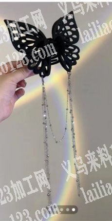 蝴蝶发饰有订单，附图片。寻找厂家