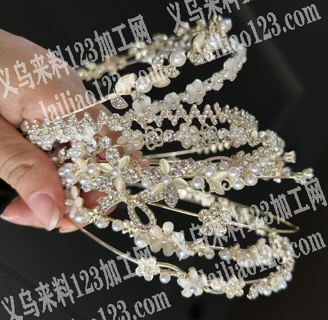 合金饰品成品订单，附图片，寻找做这类头箍