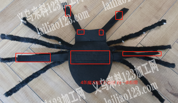 《花样机车魔术贴》公司1万件外发，找花样机加工厂