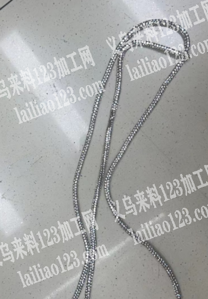 钻条打蝴蝶结外发加工，如图。谁会？联系我