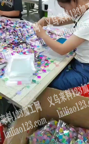 大量简单包装的手工活外发，如图，寻找东阳